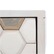 Safavieh Raveena Wood and Iron Desk in White / Silver