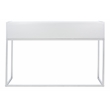 Safavieh Aster Wood and Iron 2 Drawer Mirrored Desk in Silver / Mirror