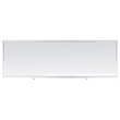 Safavieh Aster Wood and Iron 2 Drawer Mirrored Desk in Silver / Mirror