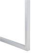 Safavieh Aster Wood and Iron 2 Drawer Mirrored Desk in Silver / Mirror