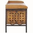 Safavieh Isaac Wood Storage Bench in Oak