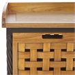 Safavieh Isaac Wood Storage Bench in Oak