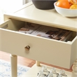 Safavieh Siobhan Wood and Metal Accent Table With Storage Drawer  in Vanilla