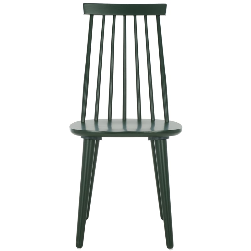Safavieh Burris Wood Side Chair in Green