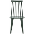 Safavieh Burris Wood Side Chair in Green