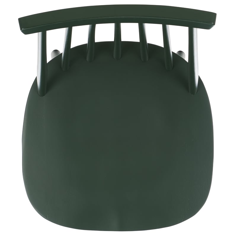 Safavieh Burris Wood Side Chair in Green