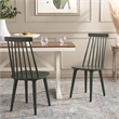 Safavieh Burris Wood Side Chair in Green