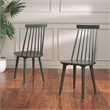 Safavieh Burris Wood Side Chair in Green