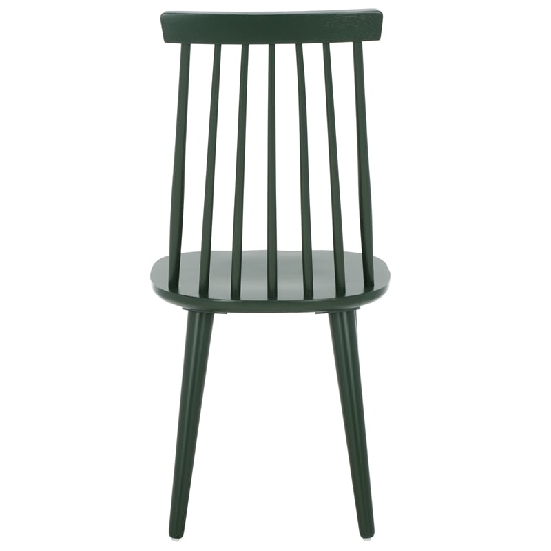 Safavieh Burris Wood Side Chair in Green
