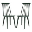 Safavieh Burris Wood Side Chair in Green
