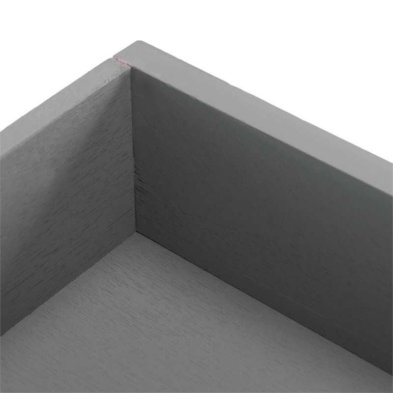 Safavieh Aliyah Wood and Metal 4 Drawer Console Table in Gray