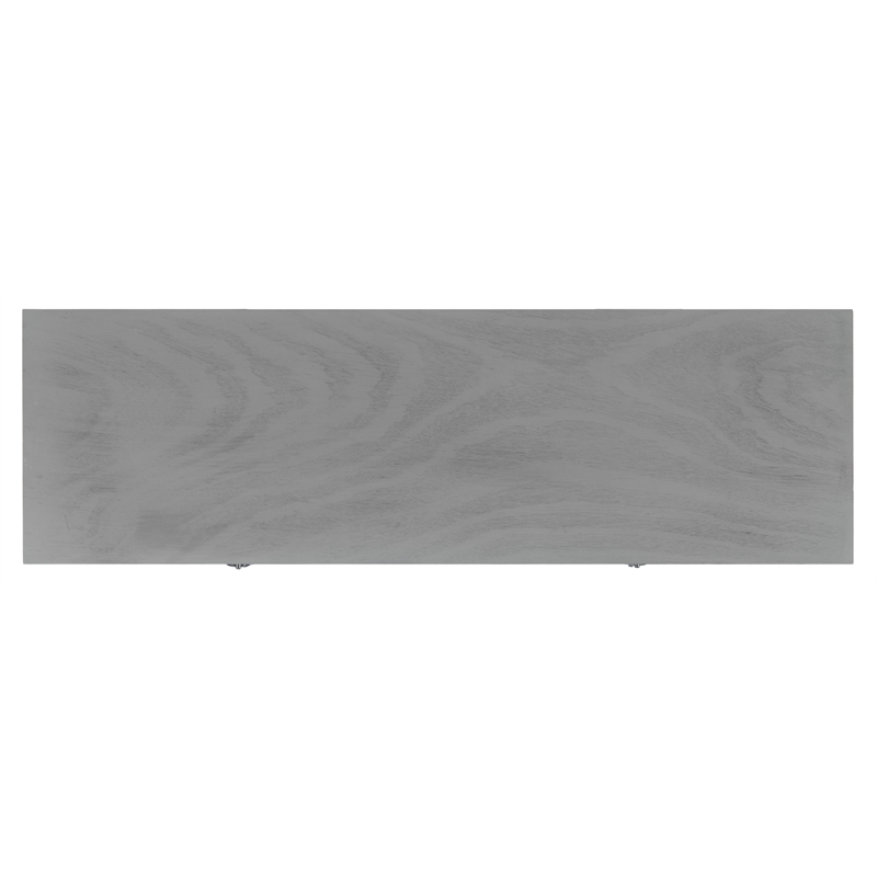 Safavieh Aliyah Wood and Metal 4 Drawer Console Table in Gray