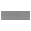 Safavieh Aliyah Wood and Metal 4 Drawer Console Table in Gray