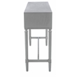 Safavieh Aliyah Wood and Metal 4 Drawer Console Table in Gray