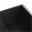 Safavieh Estella Wood and Metal 2 Drawer Console Table in Black
