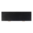 Safavieh Estella Wood and Metal 4 Drawer Console Table in Black