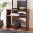 Safavieh Munson Wood 2 Shelf Console Table  in Natural