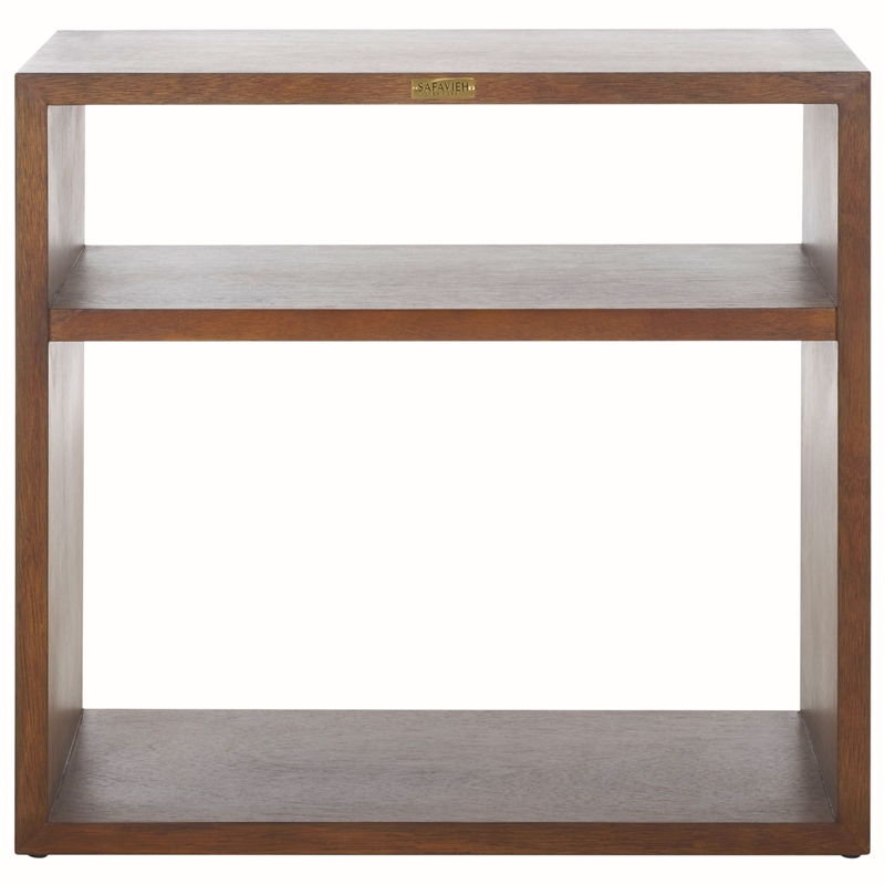 Safavieh Munson Wood 2 Shelf Console Table  in Natural