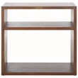 Safavieh Munson Wood 2 Shelf Console Table  in Natural