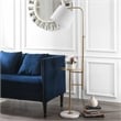 Safavieh Sorsi Iron and Marble Floor Lamp in Gold