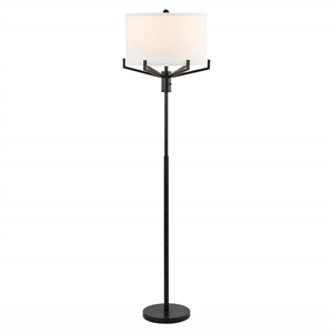 Safavieh Elaria Iron 63.5&quot Floor Lamp in Vintage Bronze