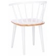 Safavieh Blanchard Wood  Side Chair in Natural / White