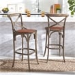 Safavieh Franklin Wood Barstool in Gray