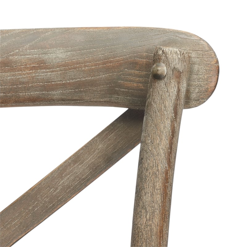 Safavieh Franklin Wood Barstool in Gray