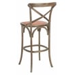 Safavieh Franklin Wood Barstool in Gray