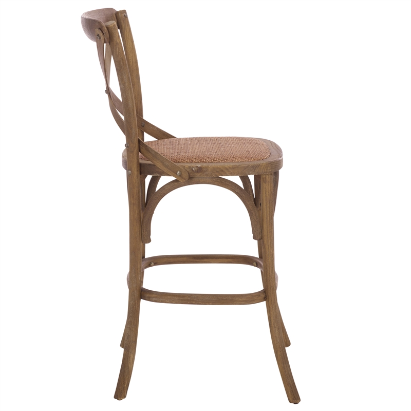 Safavieh Franklin Wood Counterstool in Gray
