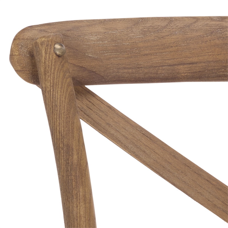 Safavieh Franklin Wood Counterstool in Gray
