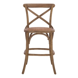 Safavieh Franklin Wood Counterstool in Gray