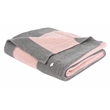 Safavieh Bubble Cotton Throw in Gray / Pink