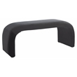 Safavieh Tenko Wood and Fabric Bench in Black