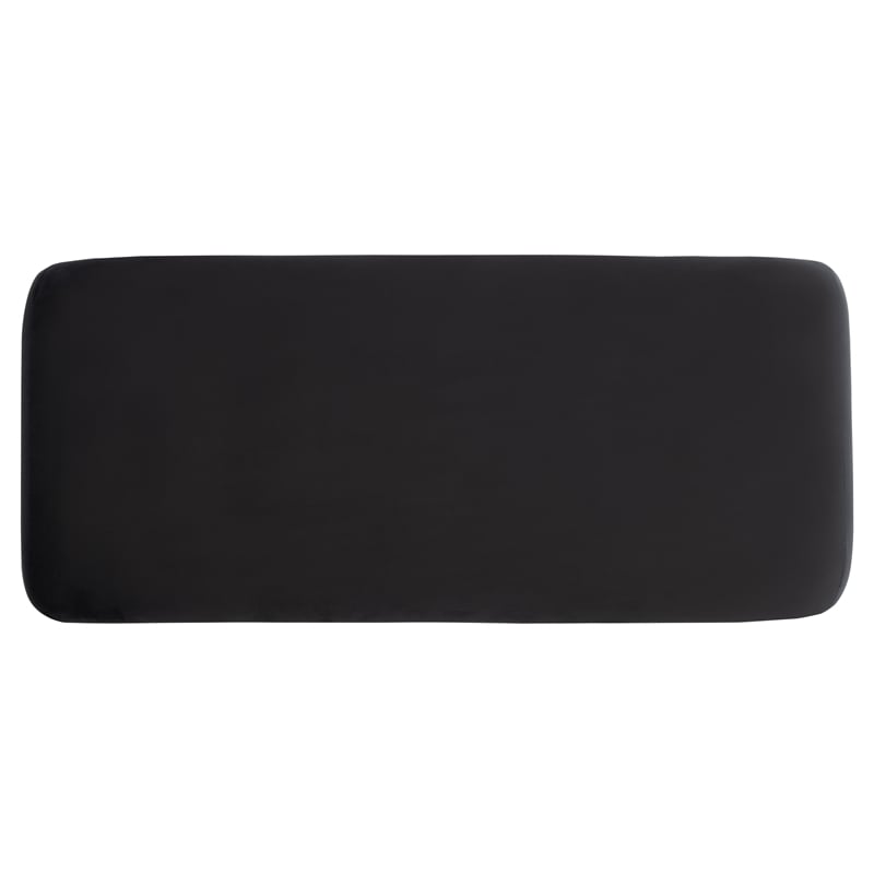 Safavieh Tenko Wood and Fabric Bench in Black