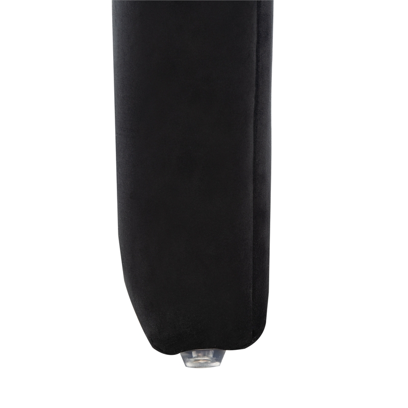 Safavieh Tenko Wood and Fabric Bench in Black