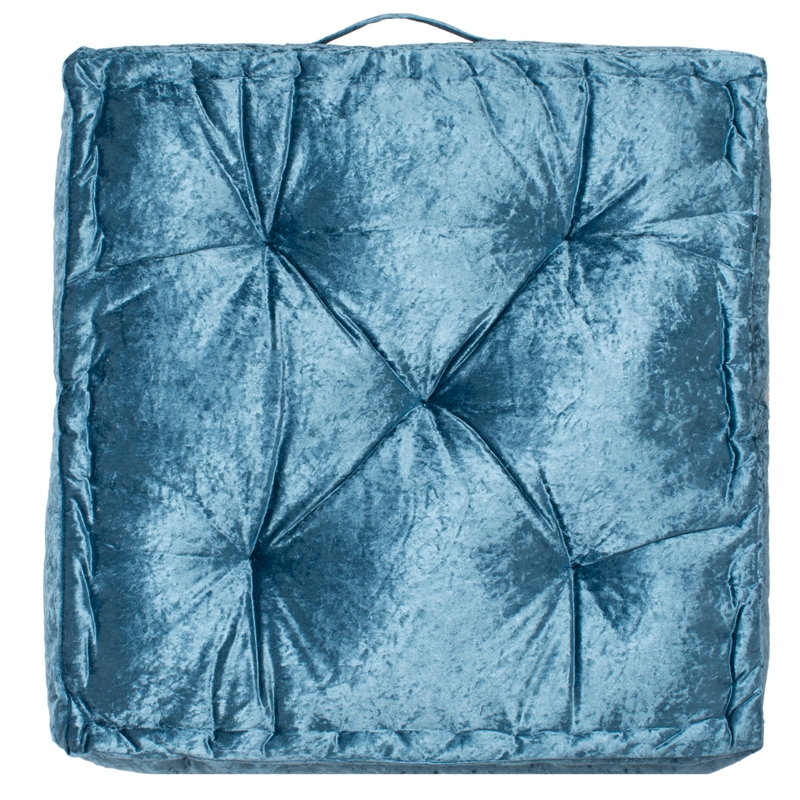 Safavieh Belia Fabric Floor Pillow in Turquoise