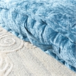 Safavieh Belia Fabric Floor Pillow in Turquoise