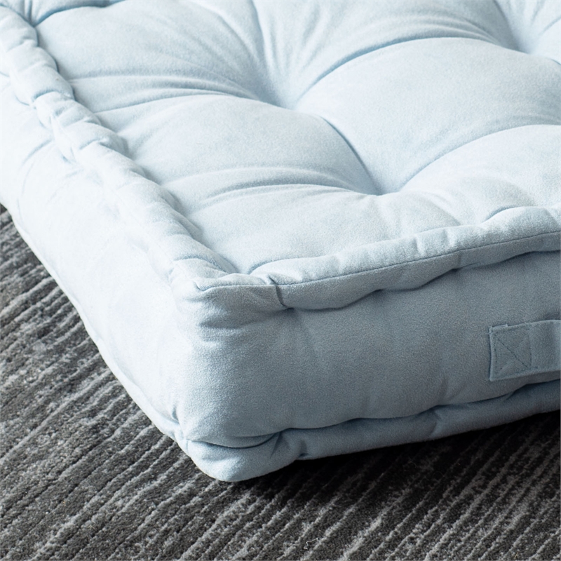 Safavieh Gardenia Velvet Floor Pillow in Blue