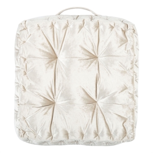 Safavieh Peony Velvet  Floor Pillow in White
