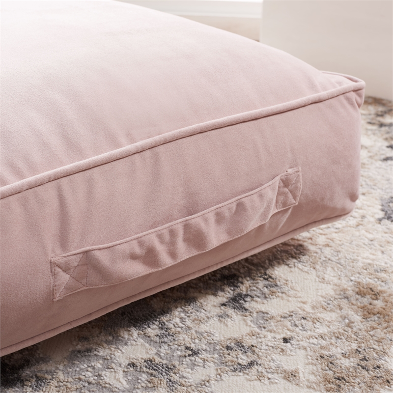 Safavieh Dulcie Fabric Floor Pillow in Pink