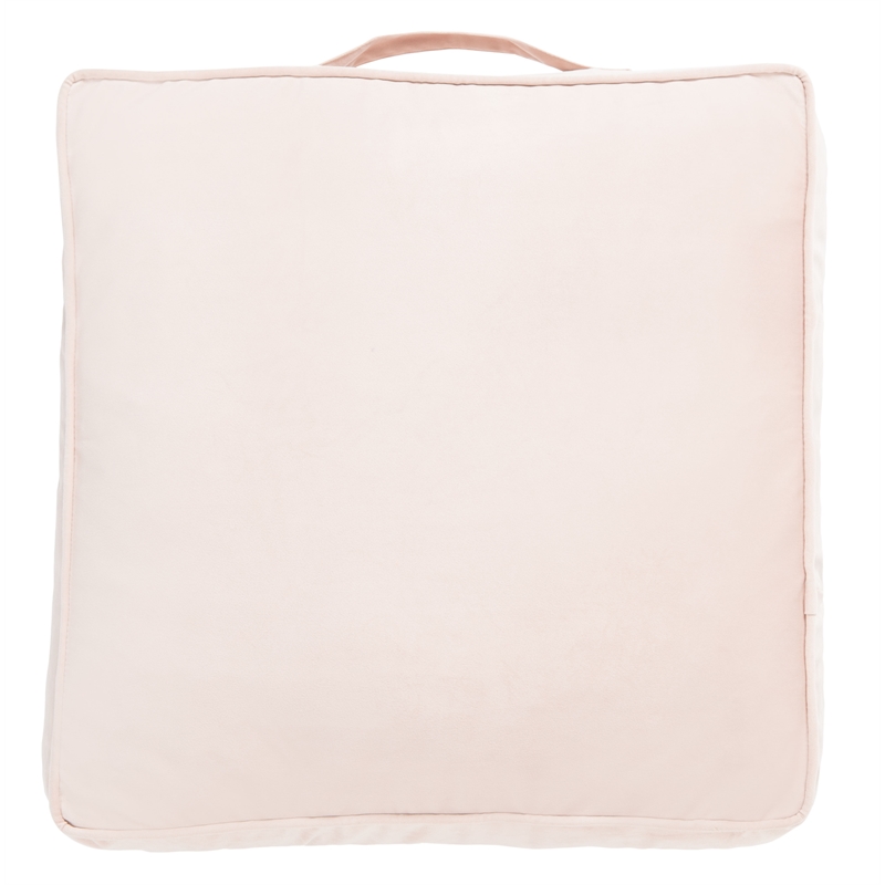 Safavieh Dulcie Fabric Floor Pillow in Pink