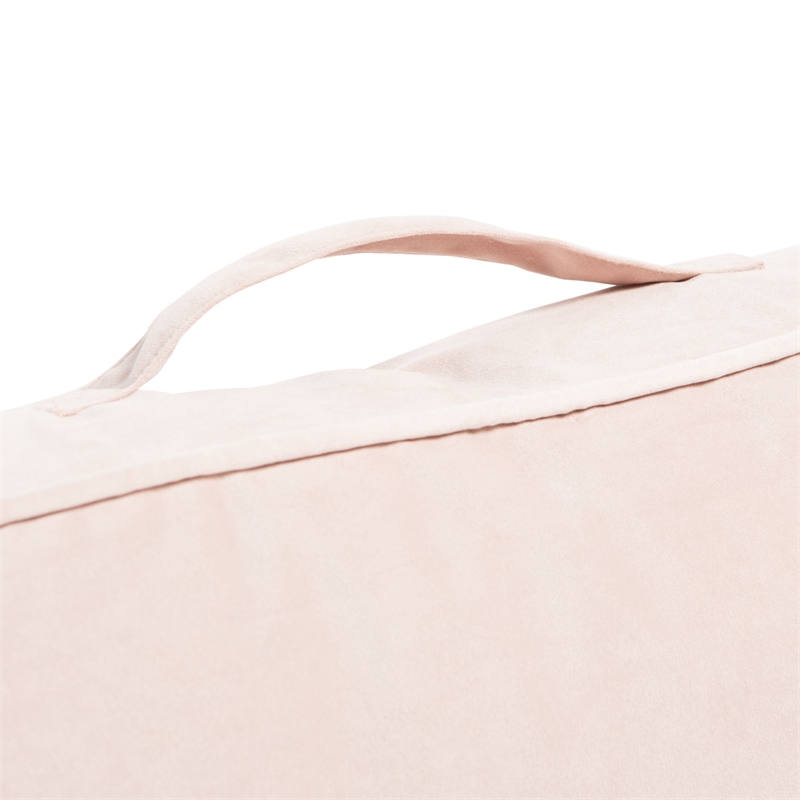 Safavieh Dulcie Fabric Floor Pillow in Pink