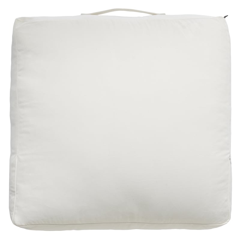 Safavieh Hugs and Kisses Cotton Floor Pillow in Beige / Gold