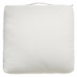 Safavieh Hugs and Kisses Cotton Floor Pillow in Beige / Gold
