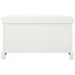 Safavieh Landers Wood 2 Drawer Cushion Bench  in White