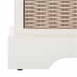 Safavieh Landers Wood 2 Drawer Cushion Bench  in White