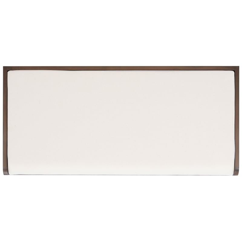 Safavieh Landers Wood 2 Drawer Cushion Bench in Brown