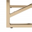 Safavieh Farah Velvet and Metal Tufted Rectangular Bench in Black / Gold