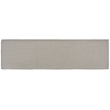 Safavieh Kara Linen and Metal Cushioned X Bench in Light Gray / Black